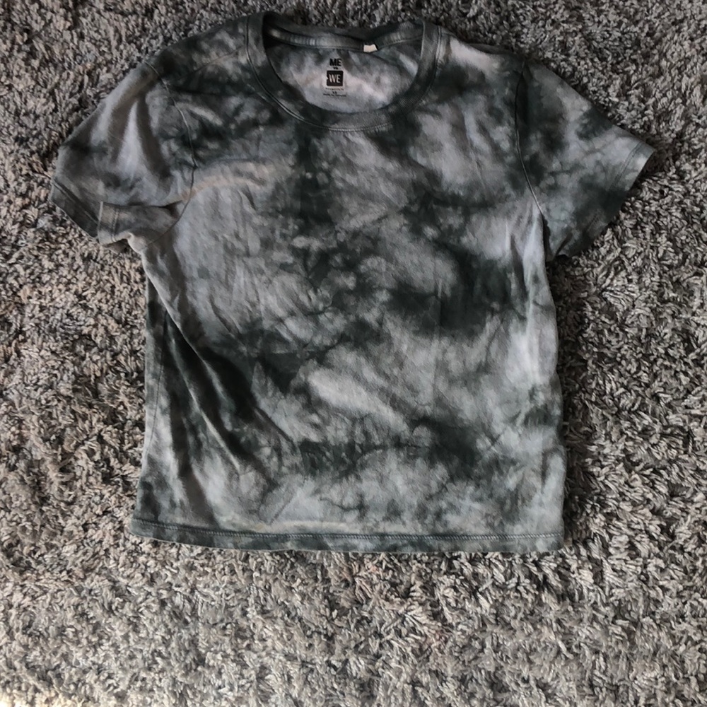 •Marble Crop Top•